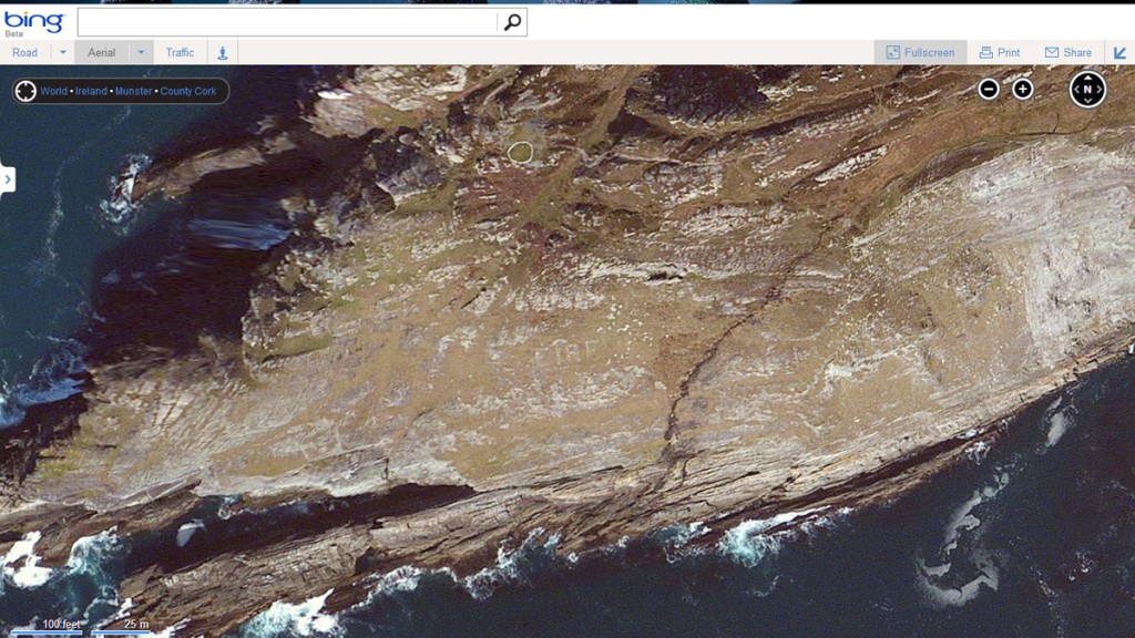 Bing aerial photographs